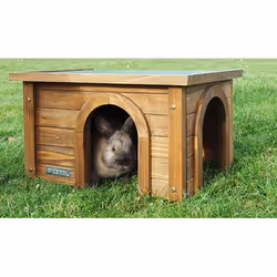 Kerbl 82852, House, Rabbit, Wood, Bitumen, 320 mm, 450 mm