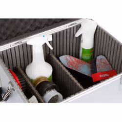 Kerbl Grooming Box Equestrian Horse Care Tool Organise AluSafe Silver 320137