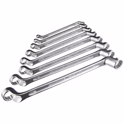 Stahwhile 96410405 Double Ended Ring Wrenches (Spanners) with Offset Heads  Made of Chrome Alloy Steel & Chrome Plated  Has A ...
