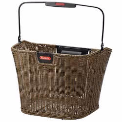 KLICKfix Structura, Front, Bicycle basket, Plastic, Brown, 16 L, 5 kg