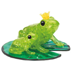 Crystal Puzzle, 43 Pieces, Frog Pair, Green