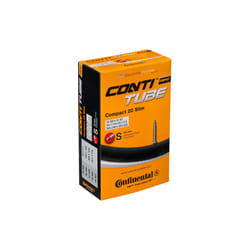 Continental Compact Presta Valve Inner Tube - 20 X 1-1/4 Inch, Black