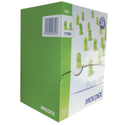 MOLDEX 7700 Pura-Fit Soft Foam Earplugs SNR: 36dB - Box of 200 Pairs