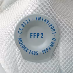 Moldex 2485 Face Mask FFP2 N95 Valved Respirator Dust Surgical