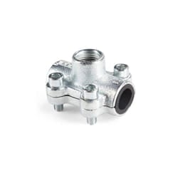 Pipe Repair Clamps Fittings for Steel Pipes Leak Fix with Female Thread Joiner - 1" x 1/2" x 1"