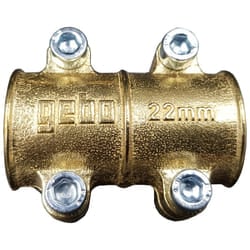 Copper Pipe 28mm Leak Repair Clamps Antileak Fittings Water Hole Leak Fix - 22mm