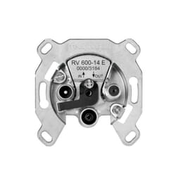 TechniSat 0000/3184 socket-outlet SAT + TV + Radio Silver