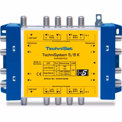 TechniSat TechniSystem 5/8 K, Grey, Yellow, 171 mm, 33 mm, 101.3 mm, 400 g, 176 mm