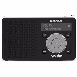TechniSat Digitradio 1, Portable, Analog & digital, DAB+, FM, 87.5 - 108 MHz, 174 - 240 MHz, 1 W