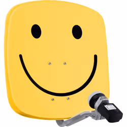 TechniSat DIGIDISH 45 satellite antenna 9.75 - 10.7 GHz Yellow