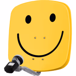 TechniSat DIGIDISH 45 satellite antenna 9.75 - 10.7 GHz Yellow