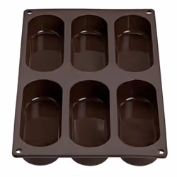 Lurch 00085082, Cake pan, Rectangular, -40 °C, 240 °C, Brown, Silicone