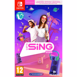 GAME Let's Sing 2025, Nintendo Switch, Multiplayer mode, E10+ (Everyone 10+)