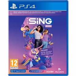 GAME Let's Sing 2024, PlayStation 4, Multiplayer mode, E10+ (Everyone 10+)