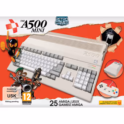 Retro Games THEA500 Mini, Grey, Flash, HD, 720p, Plastic, 31/03/2022