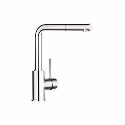 BLANCO Mila, Standard, Chrome, Rotary valves, Single, Ceramic, 360°