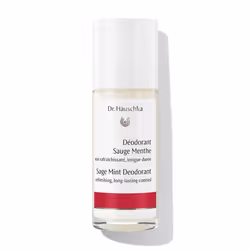 Dr. Hauschka Sage Mint Deodorant, Women, Deodorant, Roll deodorant, Bottle, 50 ml, Universal skin