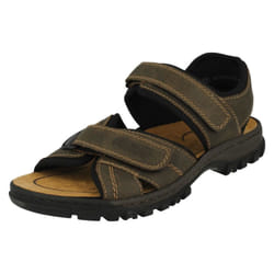 Mens Rieker Casual Sandals 25051 - UK 8, Brown