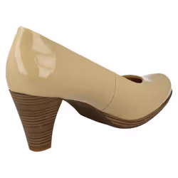 Ladies Rieker Court Heels 41160 - UK 7.5, Beige