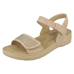 ) Ladies Rieker Casual Sandals V5772 - UK 3.5, Rosa (Pink