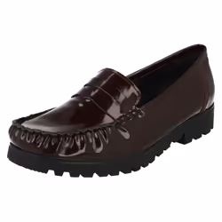 Ladies Rieker Loafer Style Shoes 40360 - UK 6, Red