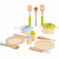 Small foot Crockery and Cookware Set Play Kitchen, 2 yr(s)