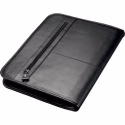 Alassio Limone A4 Organiser File Leather Look Black 30043 DD
