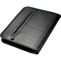 Alassio Limone A4 Organiser File Leather Look Black 30043 DD