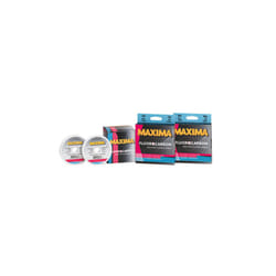 Maxima One Shot Lines - 4 LB / 1.8 Kg, Fluo Carbon White