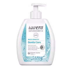 Lavera Basis Sensitiv Gentle Care, Hands, Liquid soap, Pump bottle, Aloe vera, Chamomile, Water (Aqua), Glycerin, Sodium Coco ...