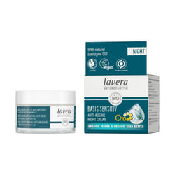 Lavera Organic Basic Sensitiv Q10 Anti-Ageing Night Cream 50ml