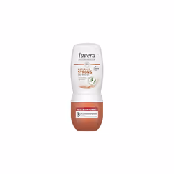 lavera Roll-On Deodorant Natural & Strong 48+ h - Vegan - Natural Cosmetics - Organic Ginseng & Natural Minerals - No Alumini ...