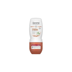 lavera Roll-On Deodorant Natural & Strong 48+ h - Vegan - Natural Cosmetics - Organic Ginseng & Natural Minerals - No Aluminium - Reliably Protec