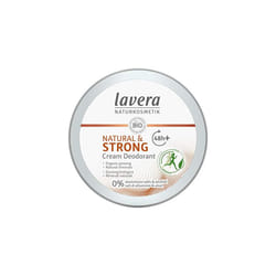 lavera Deo Creme NATURAL & STRONG 48+ h - vegan - natural cosmetics - without aluminum - active composition with organic ginseng and natural minerals