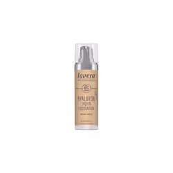 lavera Hyaluron Liquid Foundation - Cool Ivory 02 - natural cosmetics - Vegan - Silky, lightweight texture - free from minera ...