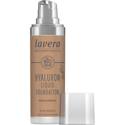 Lavera Hyaluron Liquid Foundation 30 ml Pump bottle Cream 06 Warm Almond