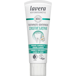 Toothpaste Sensitive & Repair - for Sensitive Teeth - 24 Hours Protection - Organic Chamomile & Sodium Fluoride - Vegan - Natural Cosmetics - 75 ml