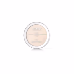 Satin Compact Powder -Light 01- nude - Organic Almond Oil & Organic Rice Powder - Vegan - Mattifying - Long-Lasting - Velvety Texture (1 x 9,5g)