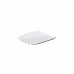 Duravit DuraStyle 0063790000Â Toilet Seat with Soft Close Hinges Stainless Steel White