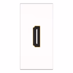 Kindermann 7464000542, HDMI, 1 module(s), White, Plastic, 45 mm, 1 pc(s)