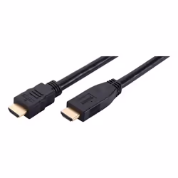 Kindermann 5809000915, 15 m, HDMI Type A (Standard), HDMI Type A (Standard), 3D, 10.2 Gbit/s, Black