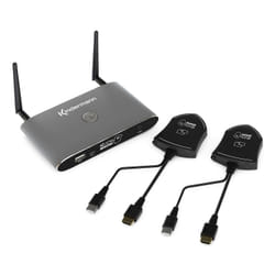 Kindermann KLICK & SHOW K-42H Kit, Wireless Presentation System with 2 HDMI WIFI transmitters