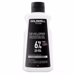 Goldwell Topchic System Lotion Developer Peroxide 2% , 6% & 12% 1000ml - 2 % 7 Vol, 1 L