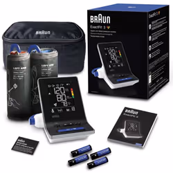 Braun Upper Arm Blood Pressure Monitor Black Health Care Biometric Measurement