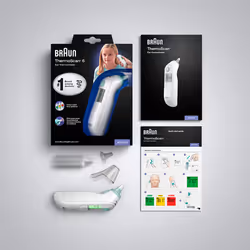 Braun ThermoScan 6 Contact thermometer White Ear Buttons - Additional view 4