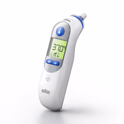 Braun IRT6525 digital body thermometer Contact thermometer White Ear Buttons