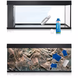 Juwel Aquarium Uk Limited Double-Sided Tank Background Poster 2 Blue Ocean 60X30Cm