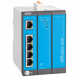 Insys Microelectronics icom MRX3 LAN, mod. LAN router, Ethernet WAN, Fast Ethernet, Blue, Grey