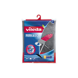 Vileda Park+Go Ironing board top cover Cotton, Foam, Polyurethane Black, Red