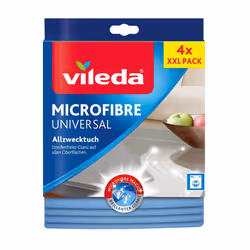 Vileda Universal Multi-Purpose Microfibre Cloth, 4er Packung